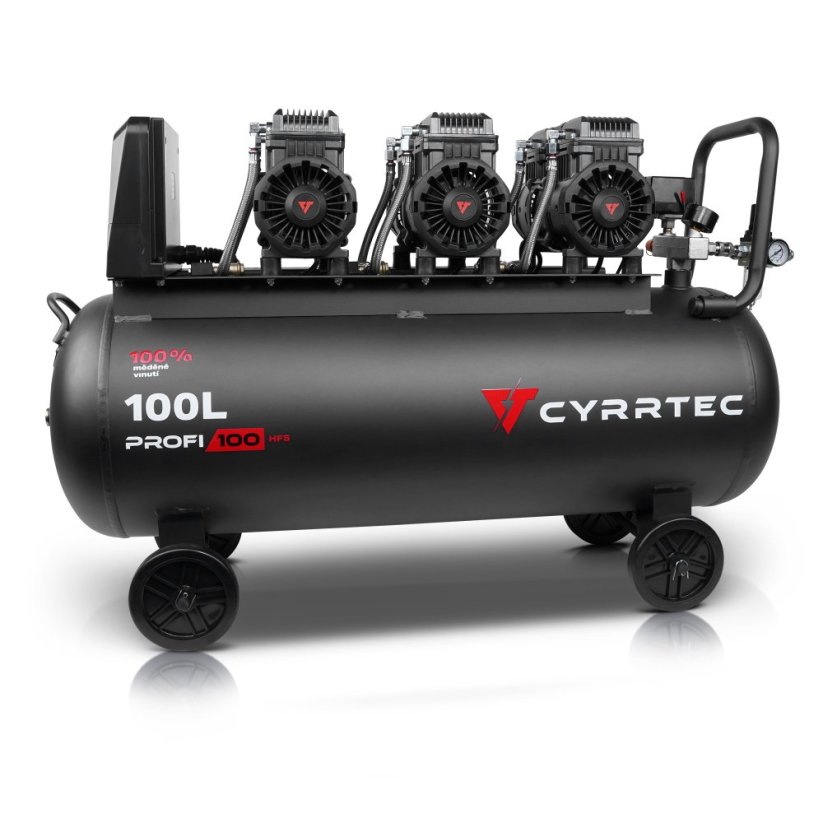 Bezolejový kompresor CYRRTEC PROFI 100 HFS