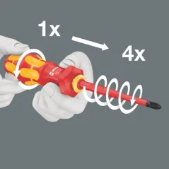 WERA sada náhradních bitů VDE KK 16 Turbo 1 PH/PZ/PZS/Torx®/plochá 16dílná
