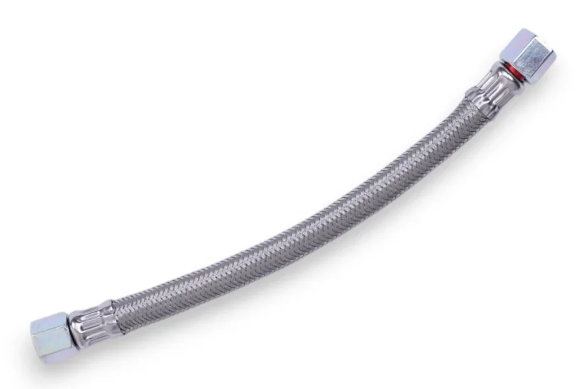 Pleciony przewód ciśnieniowy 245 mm (G 1/4″–G 1/4″), OD 12 mm