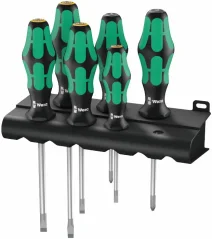 Wera Kraftform Plus Lasertip Screwdriver Set 334/355/6 Rack, 105656