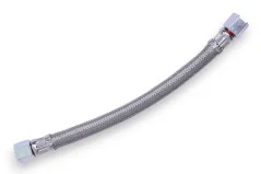 Pleciony przewód ciśnieniowy 245 mm (G 1/4″–G 1/4″), OD 12 mm