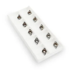 Výměnná břitová destička DCGT070204 - na hliník, sada 10 ks