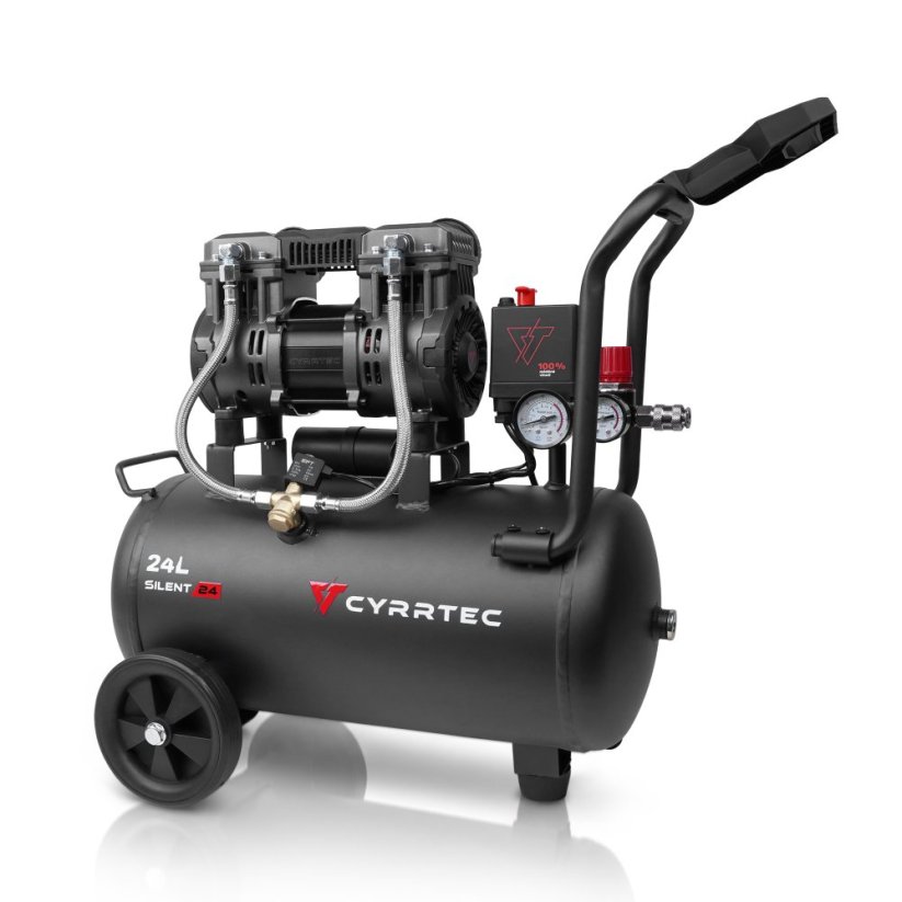 Bezolejový kompresor CYRRTEC SILENT 24, záruka 3 roky