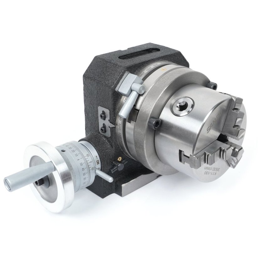 Príruba pre inštaláciu skľučovadla na otočný stôl 125 mm