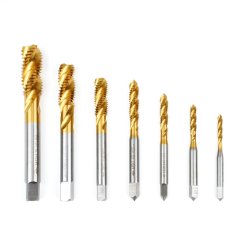 Sada strojních závitníků M3-M12, HSS - M2, ISO 529, sada 7 ks