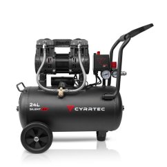 Bezolejový kompresor CYRRTEC SILENT 24, záruka 3 roky