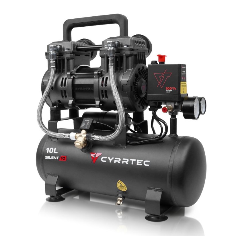 Bezolejový kompresor CYRRTEC SILENT 10