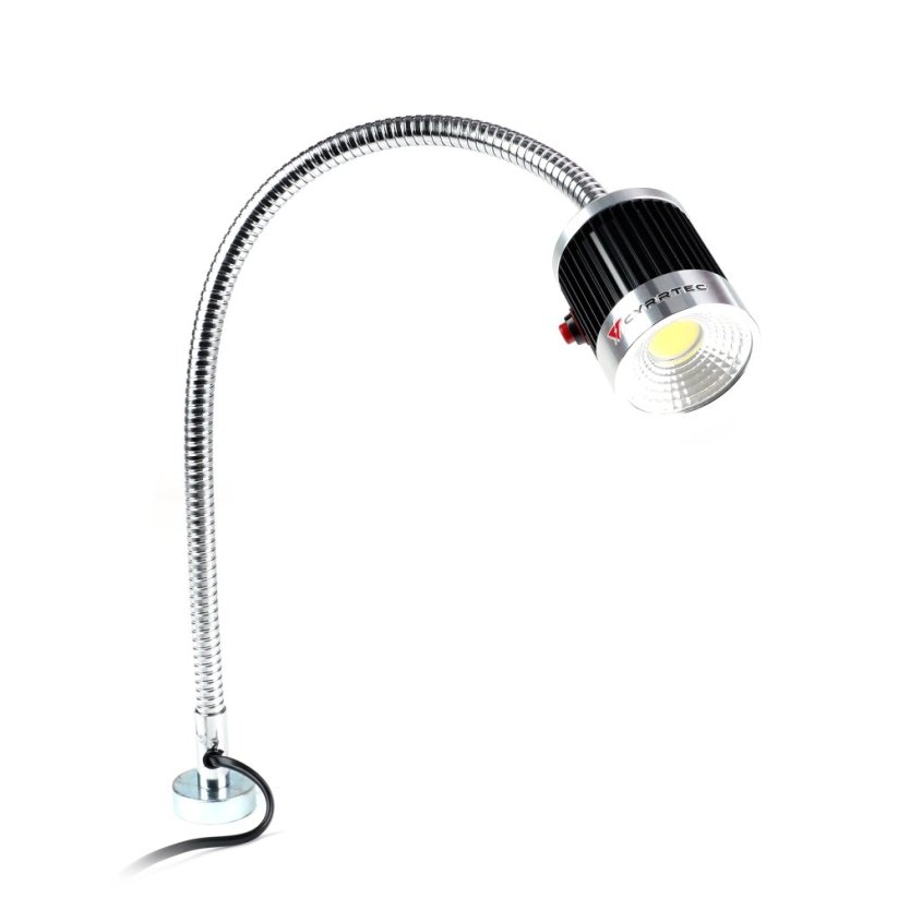 Magnetyczna lampa LED do maszyn z elastycznym ramieniem – 4 W, 230 V