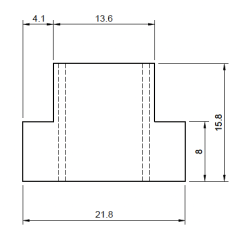 T - matice T14, závit M12