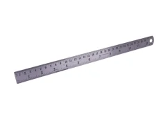 Oceľové pravítko s prevodnou tabuľkou – 300 mm