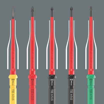 WERA sada náhradních bitů VDE KK 16 Turbo 1 PH/PZ/PZS/Torx®/plochá 16dílná