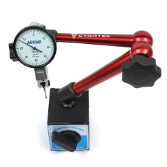 Páčkový číselníkový úchylkoměr 0-0.8mm ( 0.01mm ) v plastovém boxu, ACCUD