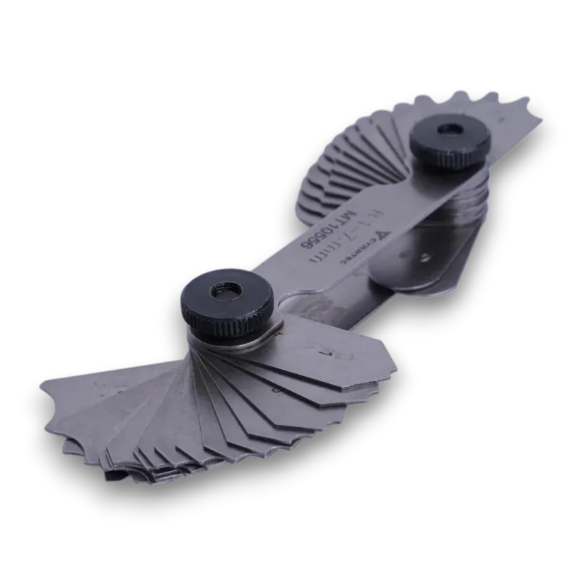 Zestaw promieniomierzy R 1–7 mm – wewn./zewn.