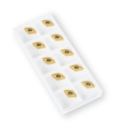 Výměnná břitová destička DCMT070204 - na ocel, sada 10 ks