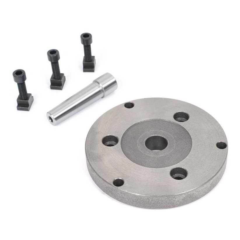 Príruba pre inštaláciu skľučovadla na otočný stôl 125 mm