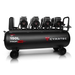 Bezolejový kompresor CYRRTEC PROFI 150 HFS, záruka 3 roky