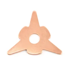 Poměděné vytahovací hvězdy, sada 100 ks