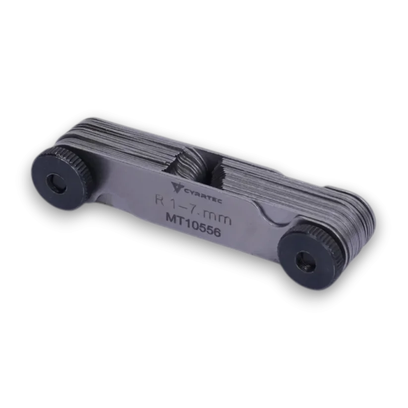 Zestaw promieniomierzy R 1–7 mm – wewn./zewn.