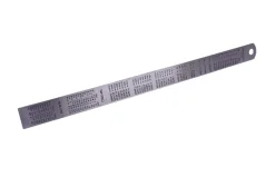 Oceľové pravítko s prevodnou tabuľkou – 300 mm