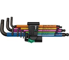 Klucze imbusowe Wera 950/9 Hex-Plus Multicolour 1 (Zestaw 9 szt. 1,5–10 mm), 022089