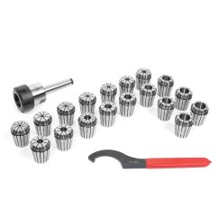 Velká sada 18 ks kleštin 2-20 mm, s držákem ER 32, stopka MK 2