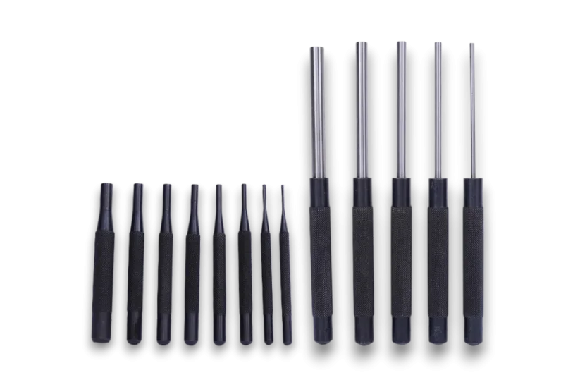 Kombinowany zestaw wybijaków (długości 100 mm i 200 mm) – 13 sztuk