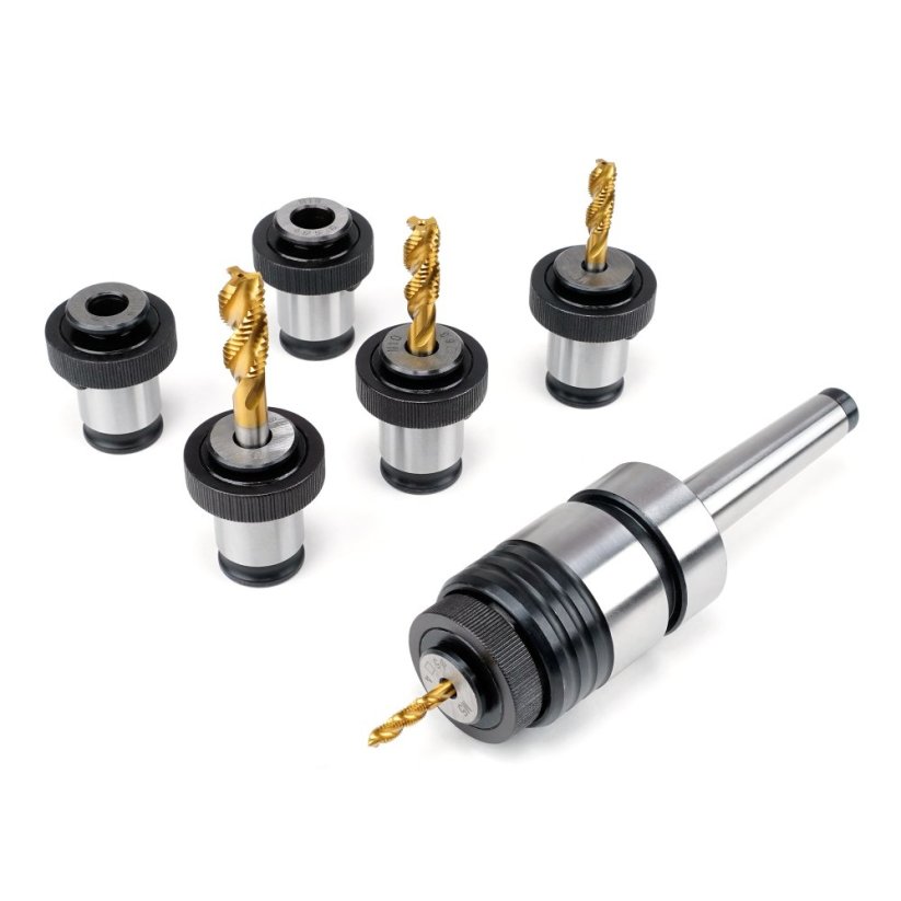 Skľučovadlo pre závitníky M5 - M16, sada 6 kusov, stopka MK 3