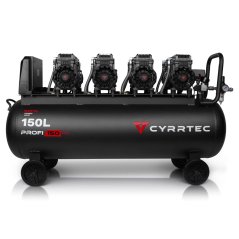 Bezolejový kompresor CYRRTEC PROFI 150 HFS, záruka 3 roky