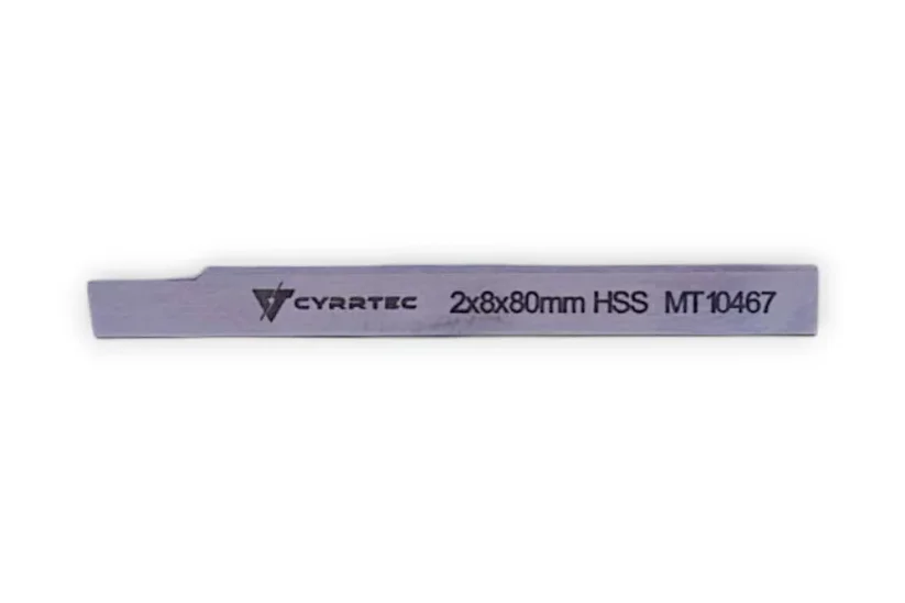 Wymienny płatek HSS – 2 × 8 × 80 mm