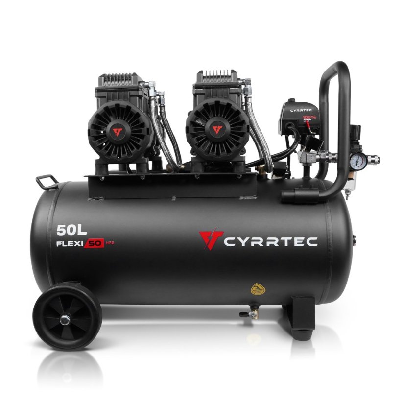 Bezolejový kompresor CYRRTEC FLEXI 50 HFS, záruka 3 roky