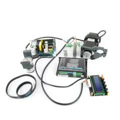Posuw maszynowy sterowany elektronicznie, komplet do małych tokarek