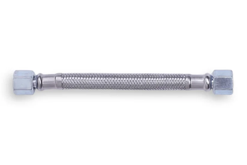 Pleciony przewód ciśnieniowy 160 mm (G 1/4″–G 1/4″), OD 12 mm
