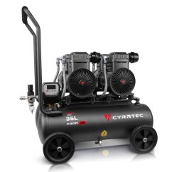 Bezolejový kompresor CYRRTEC PROFI 35 SP, záruka 3 roky