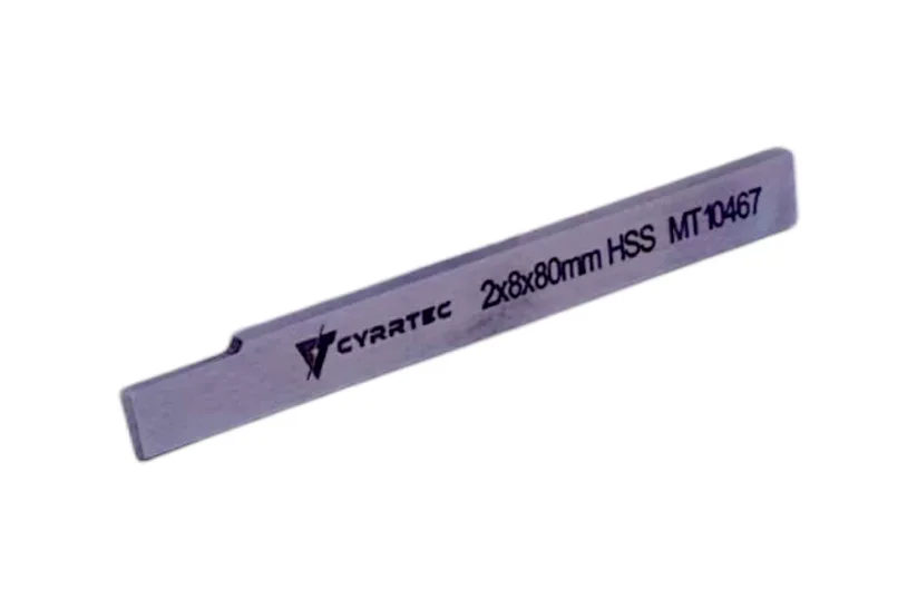 Wymienny płatek HSS – 2 × 8 × 80 mm