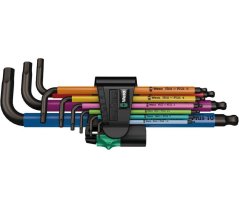 Klucze imbusowe Wera 950/9 Hex-Plus Multicolour 1 (Zestaw 9 szt. 1,5–10 mm), 022089