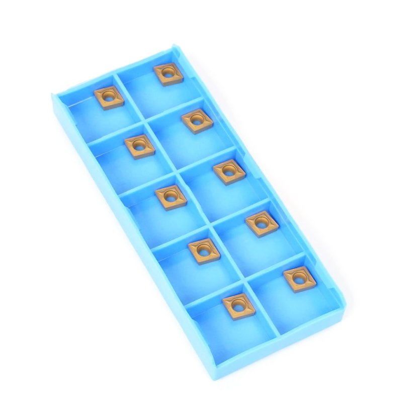 Výmenná britová doštička CCMT060204 - na oceľ, súprava 10 ks