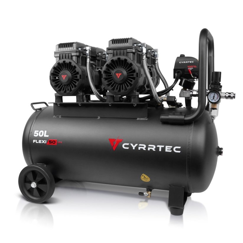 Bezolejový kompresor CYRRTEC FLEXI 50 HFS, záruka 3 roky
