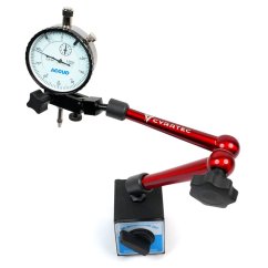Czujnik zegarowy 0–10 mm (0,01 mm) w plastikowym pudełku, ACCUD