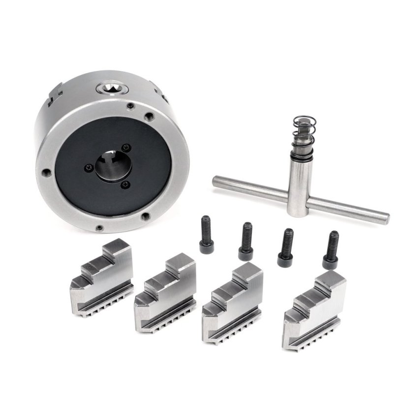 Uchwyt samocentrujący K12-125 mm, 4 szczęki, DIN6350