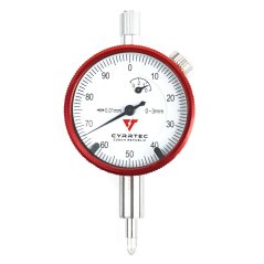 Číselníkový úchylkoměr 0-3 mm (0.01mm) ,s přehledným ciferníkem v plastovém boxu