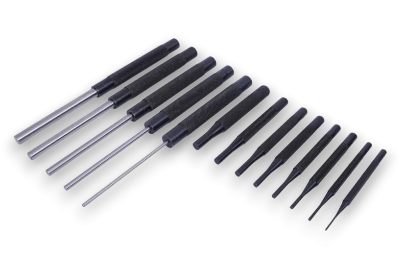 Kombinowany zestaw wybijaków (długości 100 mm i 200 mm) – 13 sztuk