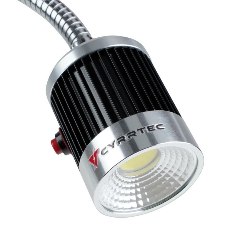 Magnetické strojné LED svetlo s flexibilným ramenom - 4 W, 230 V