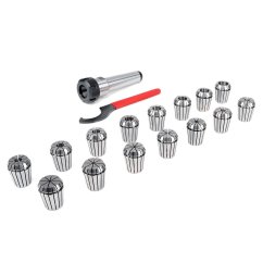 Sada 15ks kleštin 1-16mm, s držákem ER32, stopka MK 4