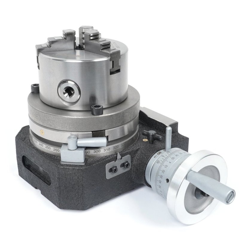 Príruba pre inštaláciu skľučovadla na otočný stôl 125 mm