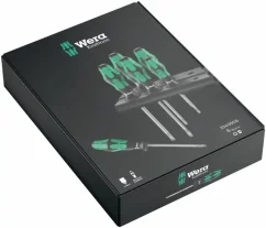 Wera Kraftform Plus Lasertip Screwdriver Set 334/355/6 Rack, 105656