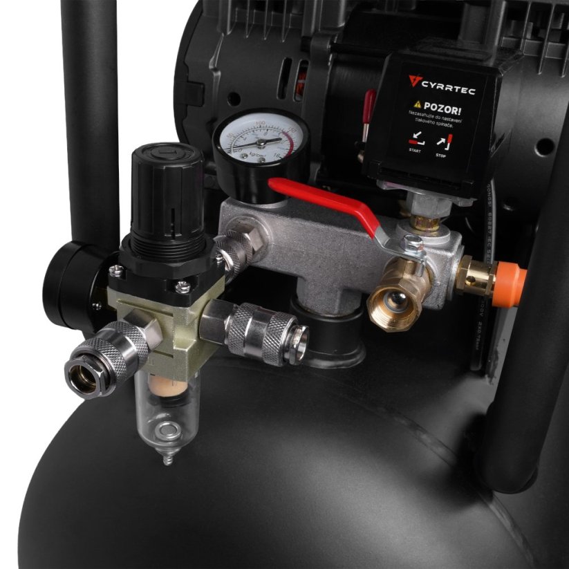 Bezolejový kompresor CYRRTEC PROFI 150 HFS, záruka 3 roky