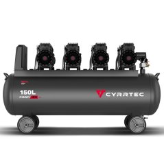 Bezolejový kompresor CYRRTEC PROFI 150 HFS, záruka 3 roky