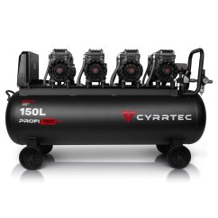 Bezolejový kompresor CYRRTEC PROFI 150 HFS, záruka 3 roky