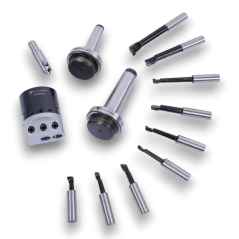 Presná vyvrtávacia hlava – sada s flycutterom, MK2/MK3, rozsah 10–125 mm, 9 nožov
