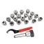 Veľká sada 18 ks klieštín 2-20 mm, s držiakom ER 32, stopka MK 3